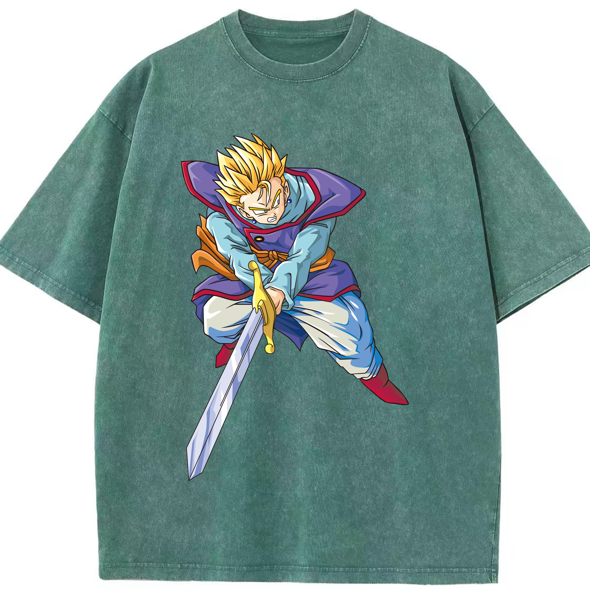 （画像用） ドラゴンボール DRAGON BALL 綿100% ヴィンテージ風 半袖Tシャツ（フロントプリント）
